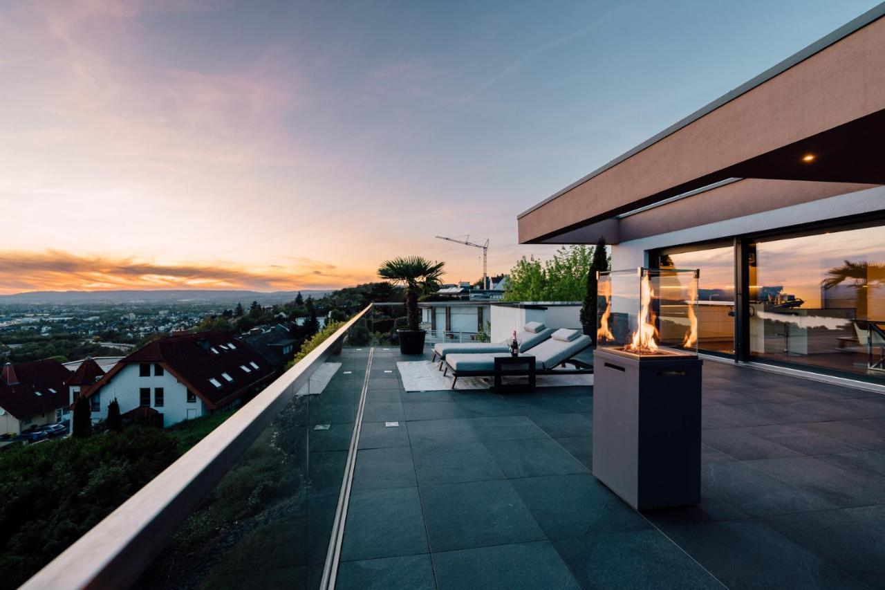 Ferienwohnung Traumblick Trifft Luxus! Weitersburg Exterior foto