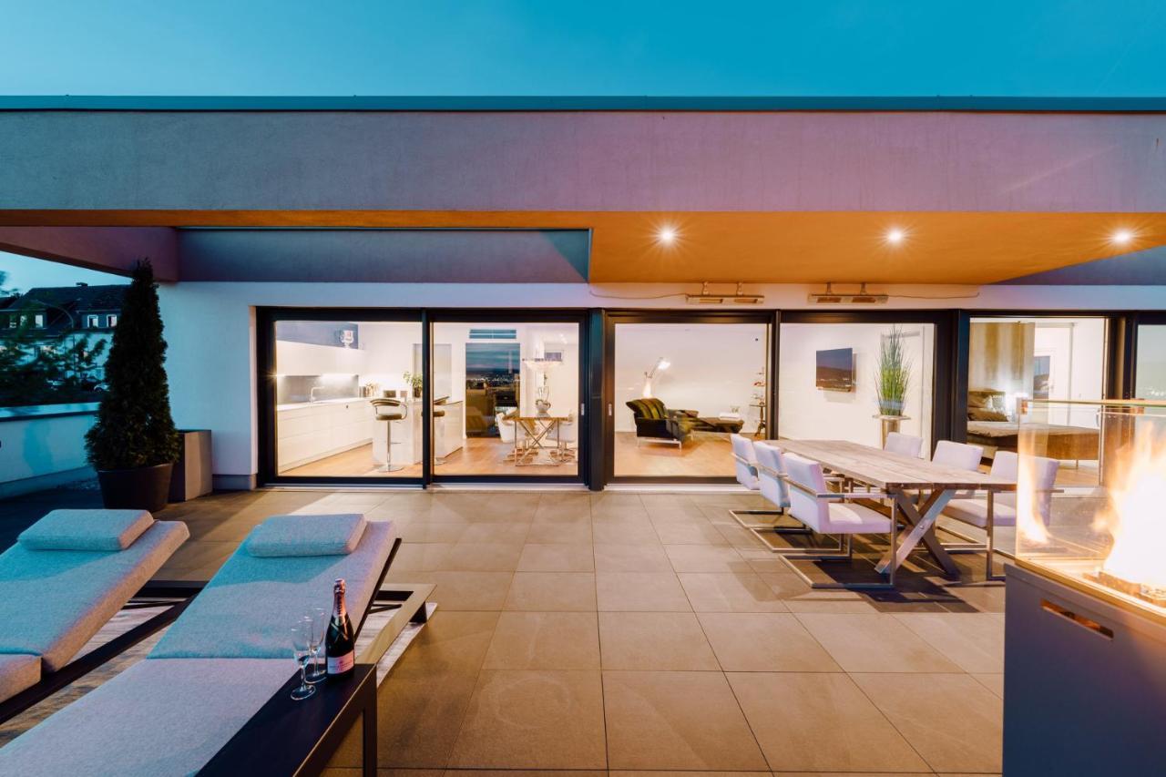 Ferienwohnung Traumblick Trifft Luxus! Weitersburg Exterior foto